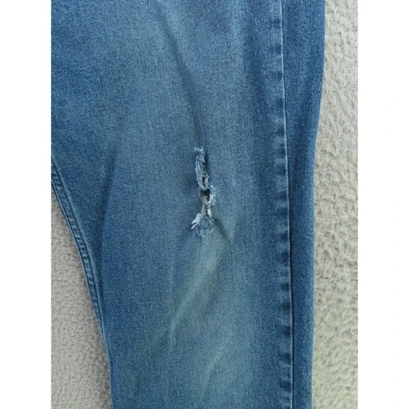 Levis 514 Jeans Mens 34x33 Blue Classic Straight Red Tab Denim Cotton - Picture 2 of 11